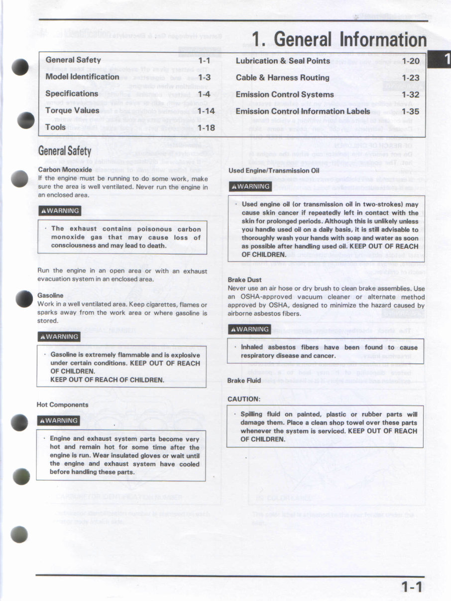 【HONDA】CB1000 94-95 Service Manual