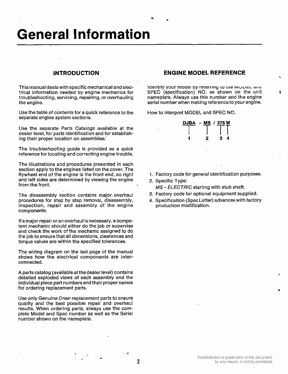 Onan Service Manual DJBA DJB DJC DJE Diesel Engine preview img 5