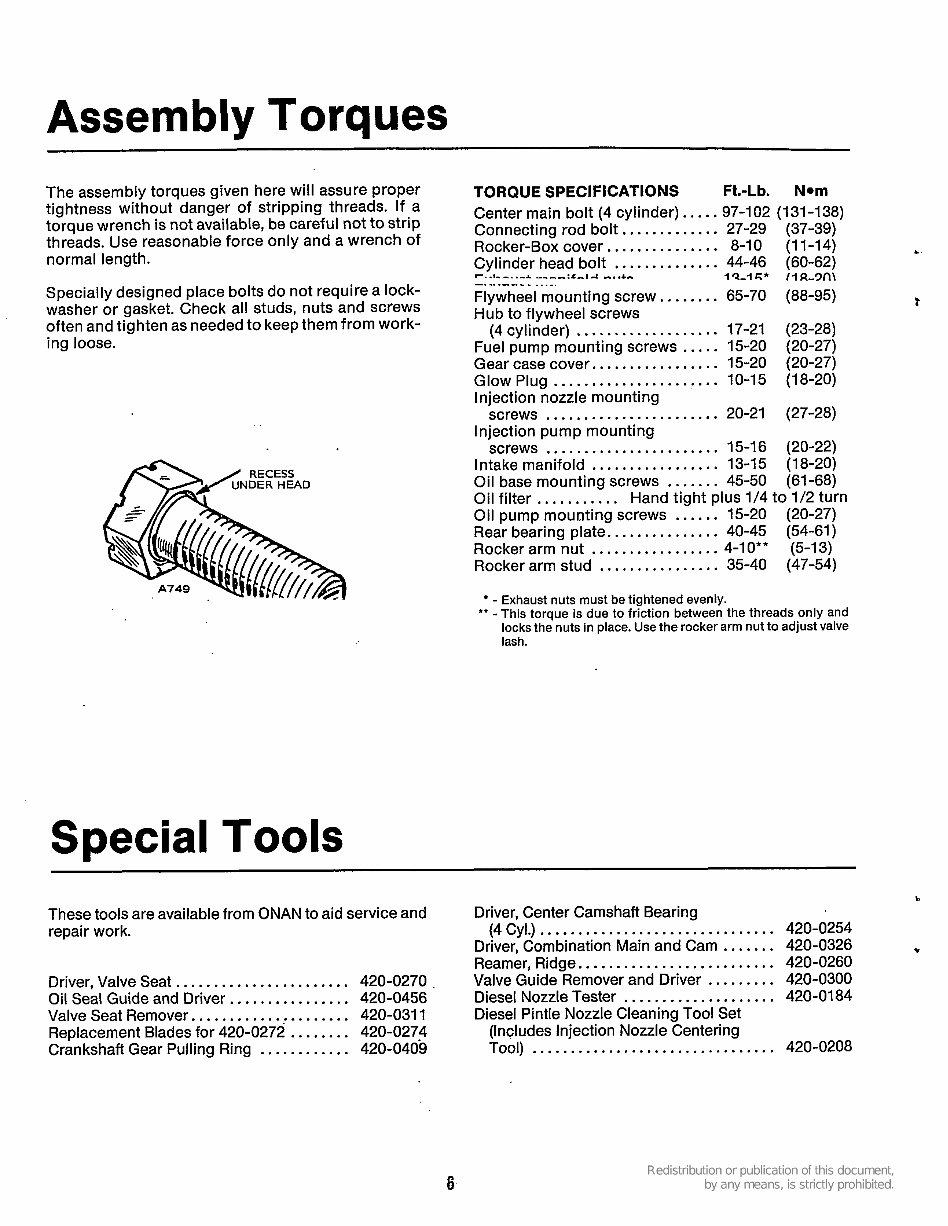 Onan Service Manual DJBA DJB DJC DJE Diesel Engine preview img 9