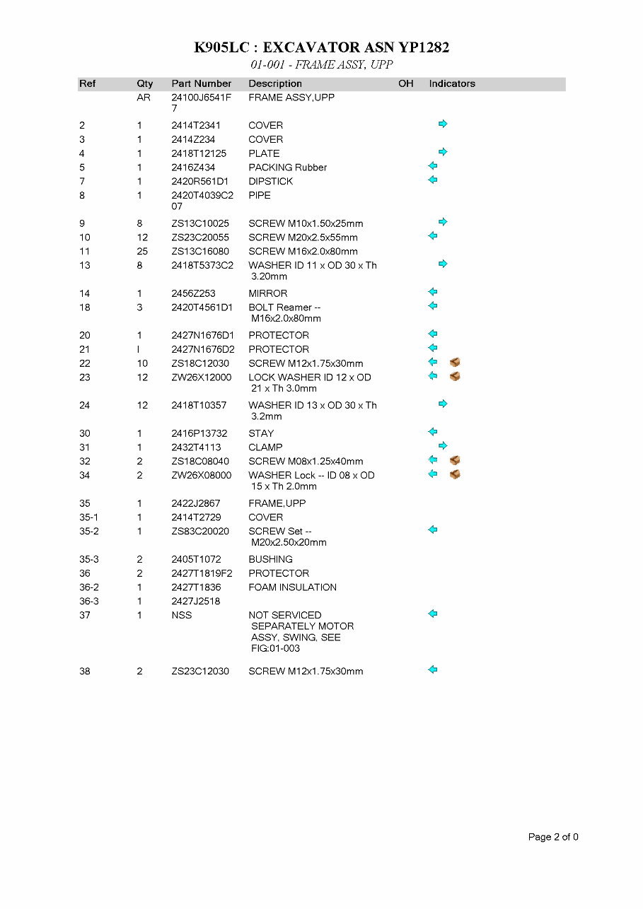KOBELCO K905LC MARK 2 Excavator Parts Catalog Manual preview img 8