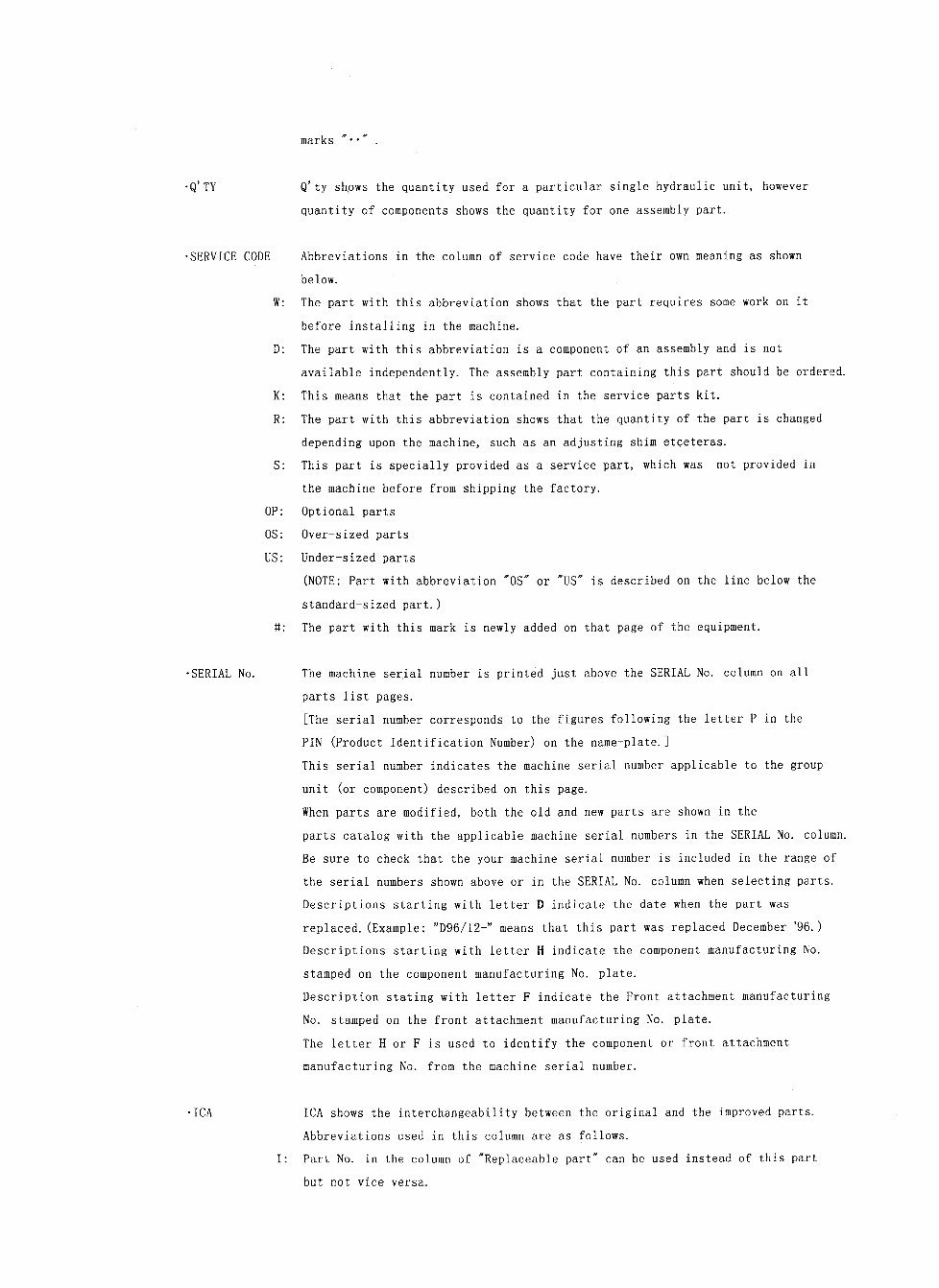 HITACHI EX400-5 EX400LC-5 EX450LC-5 EX450H-5 EX450LCH-5 Excavator EQUIPMENT COMPONENTS Parts Catalog Manual preview img 8