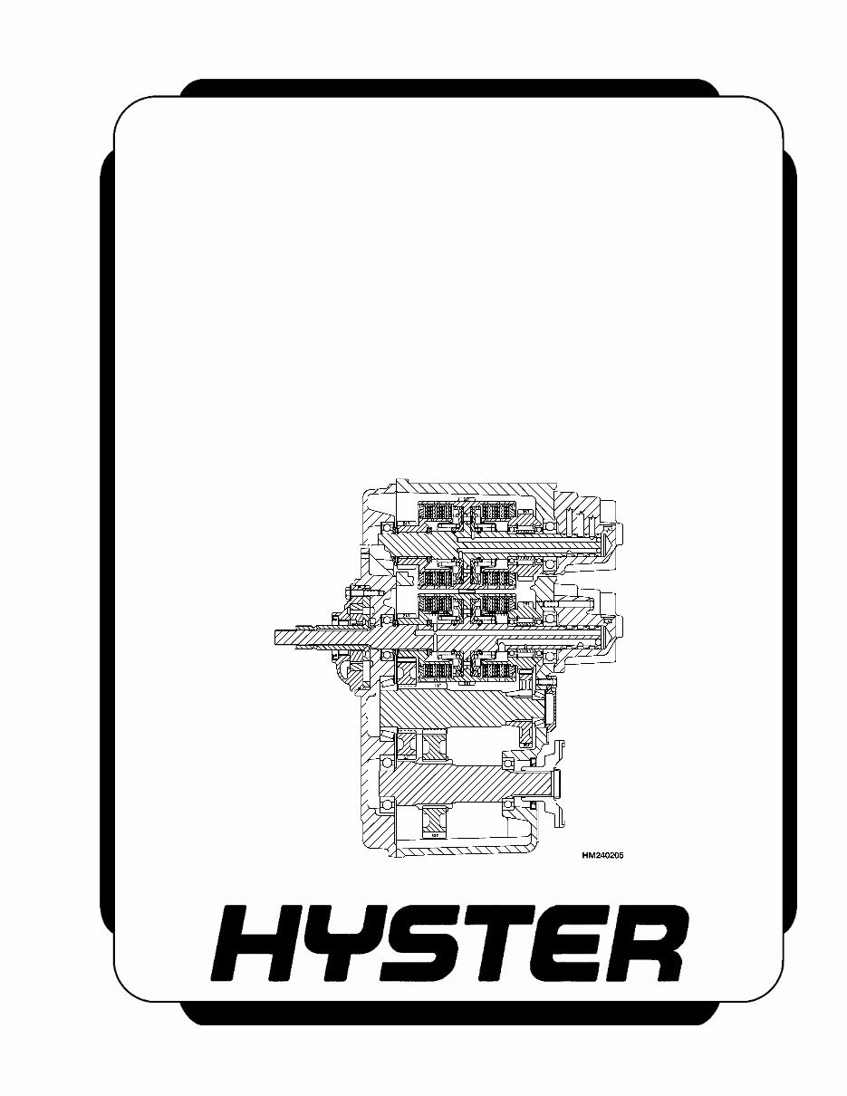 Hyster B024 (S7.00XL) Forklift Service Manual preview img 1