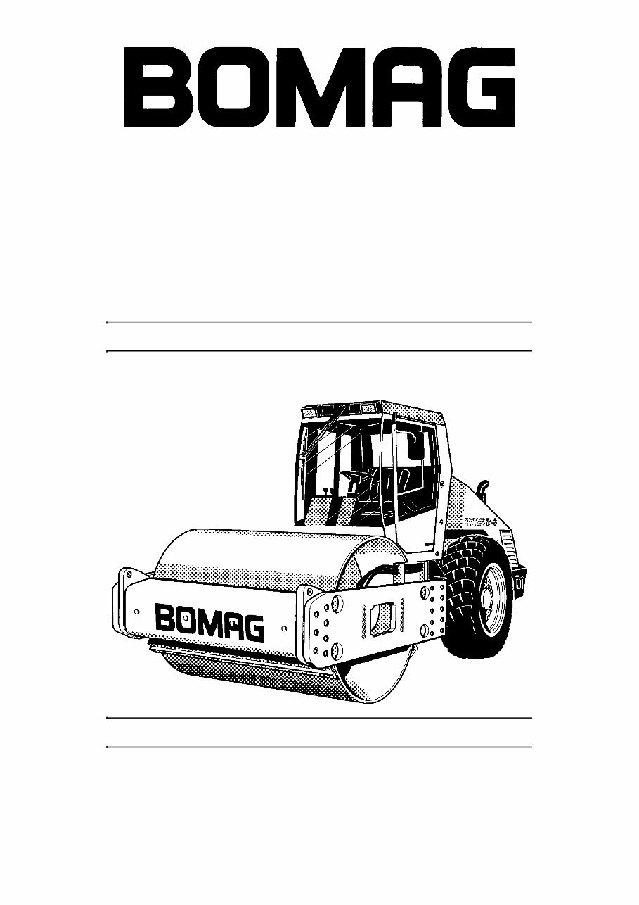 BOMAG Single drum wheel drive vibratory roller BW 211 D-3 Service Repair Manual preview img 1