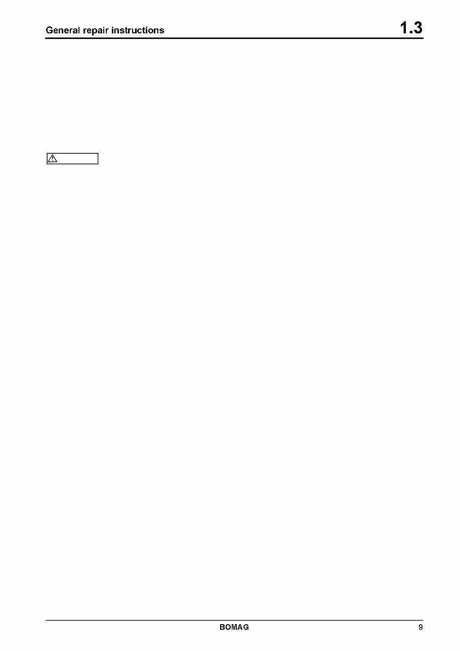 BOMAG Single drum wheel drive vibratory roller BW 211 D-3 Service Repair Manual preview img 9