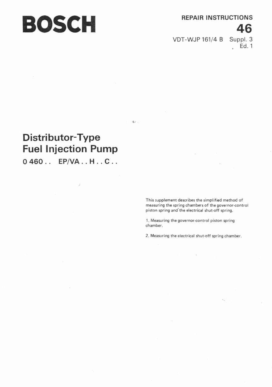 Cav Sims Bosch Distributo EP VA r-Type Fuel Injection Pump preview img 1
