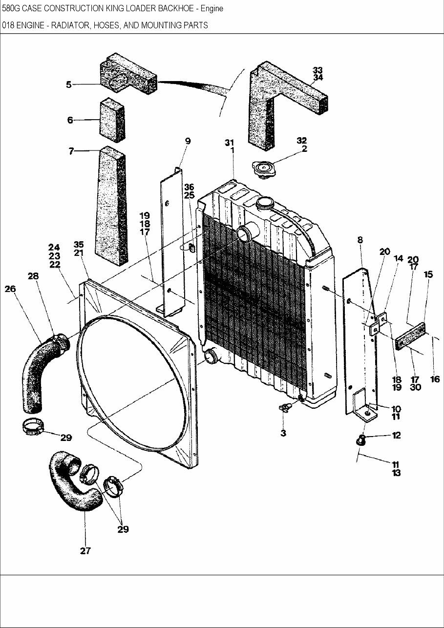 Case 580G Backhoe Loader Parts Catalog preview img 2