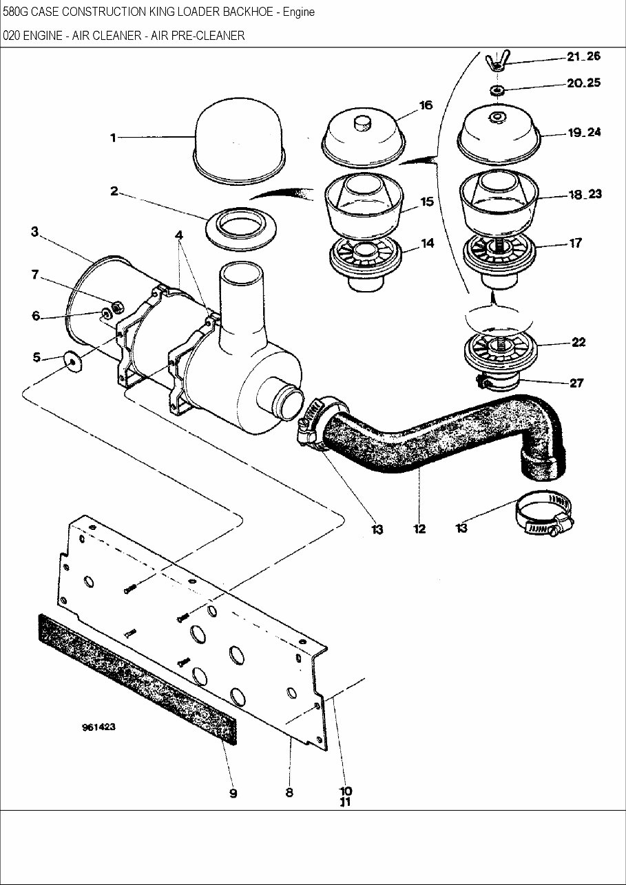 Case 580G Backhoe Loader Parts Catalog preview img 4