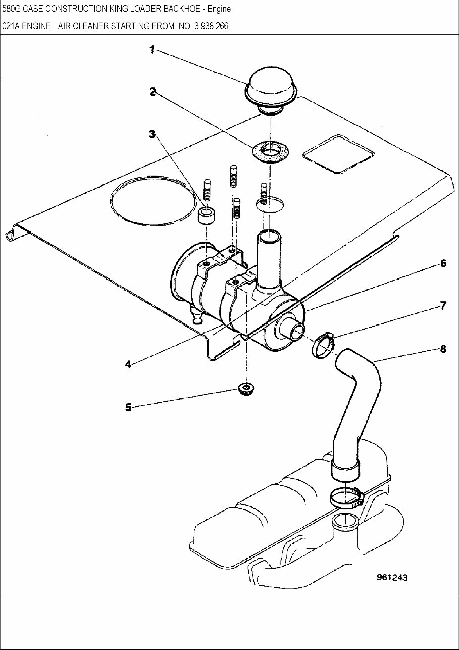 Case 580G Backhoe Loader Parts Catalog preview img 6