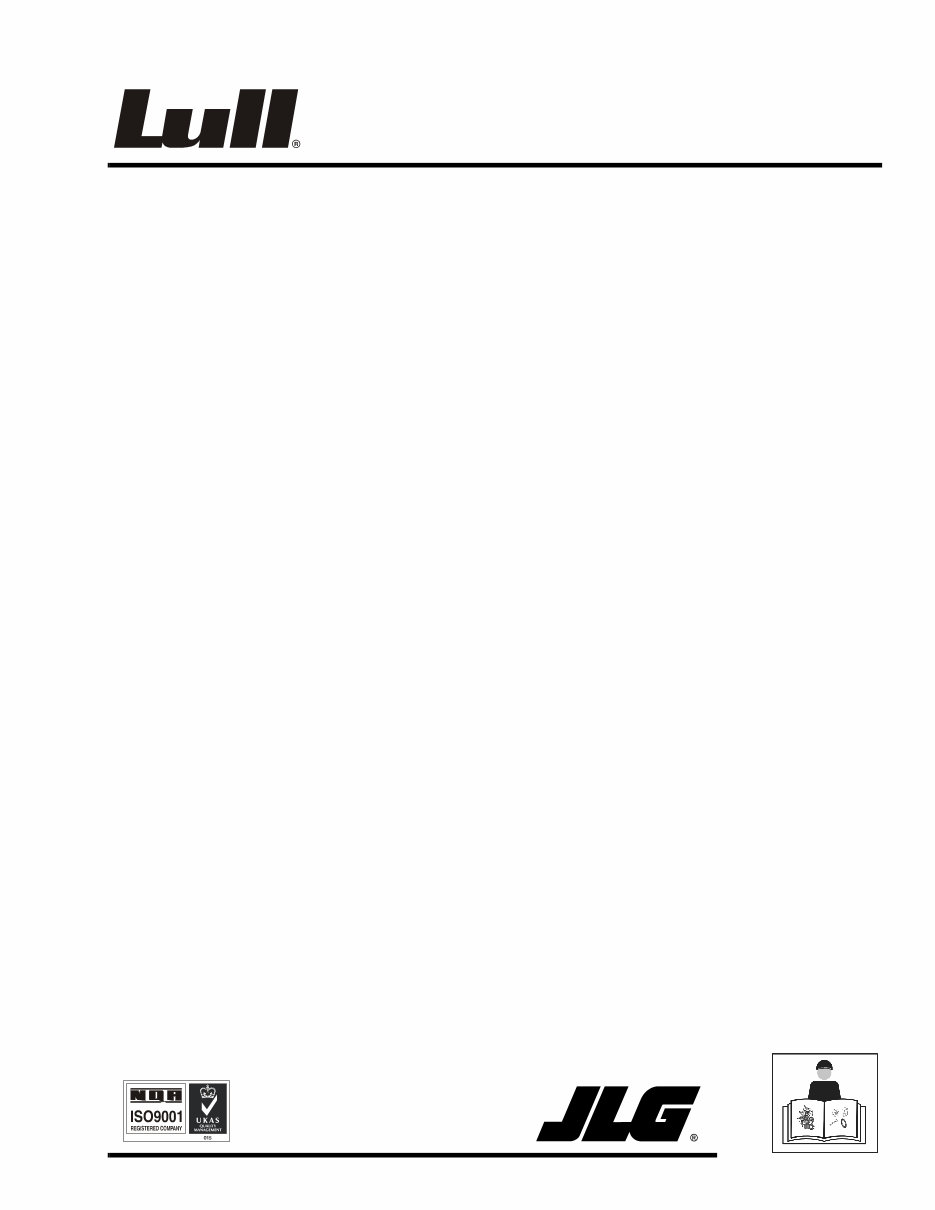 JLG Lull Telehandlers 1044C-54 Series II ANSI Service Repair Workshop Manual (P/N:31200079) preview img 1