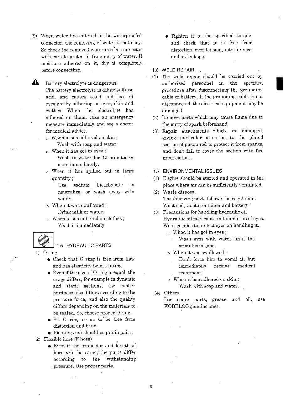 Kobelco SK200-6E, SK200LC-6E, SK210-6E, SK210-6ES, SK210LC-6E, SK210LC-6ES, SK210NLC-6ES Crawler Excavator Service Repair Worksh preview img 9