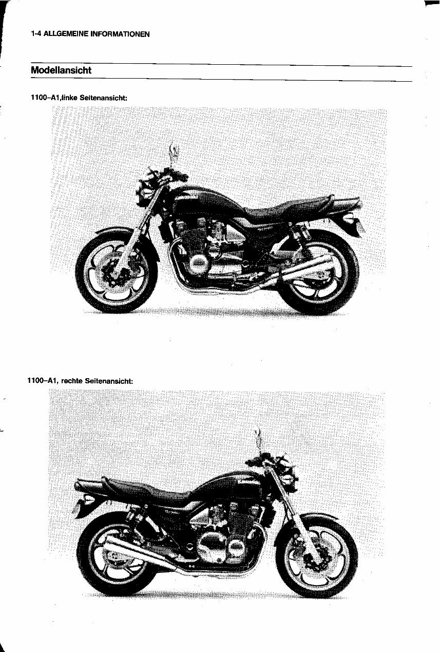 KAWASAKI ZEPHYR 1100 A WERKSTATTHandBUCH preview img 8