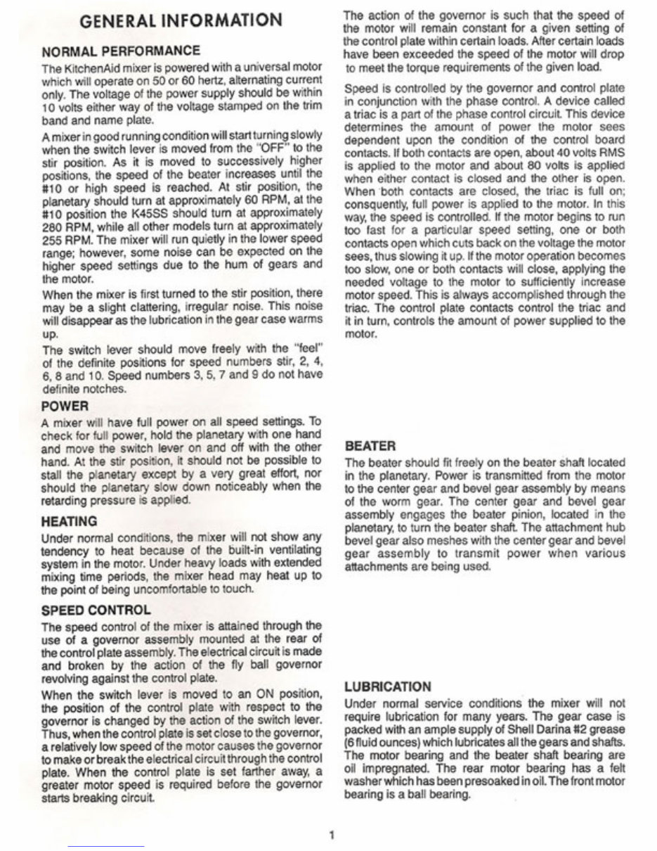KitchenAid KSMC50 K5SS K45SS KSM90 Service Manual preview img 5