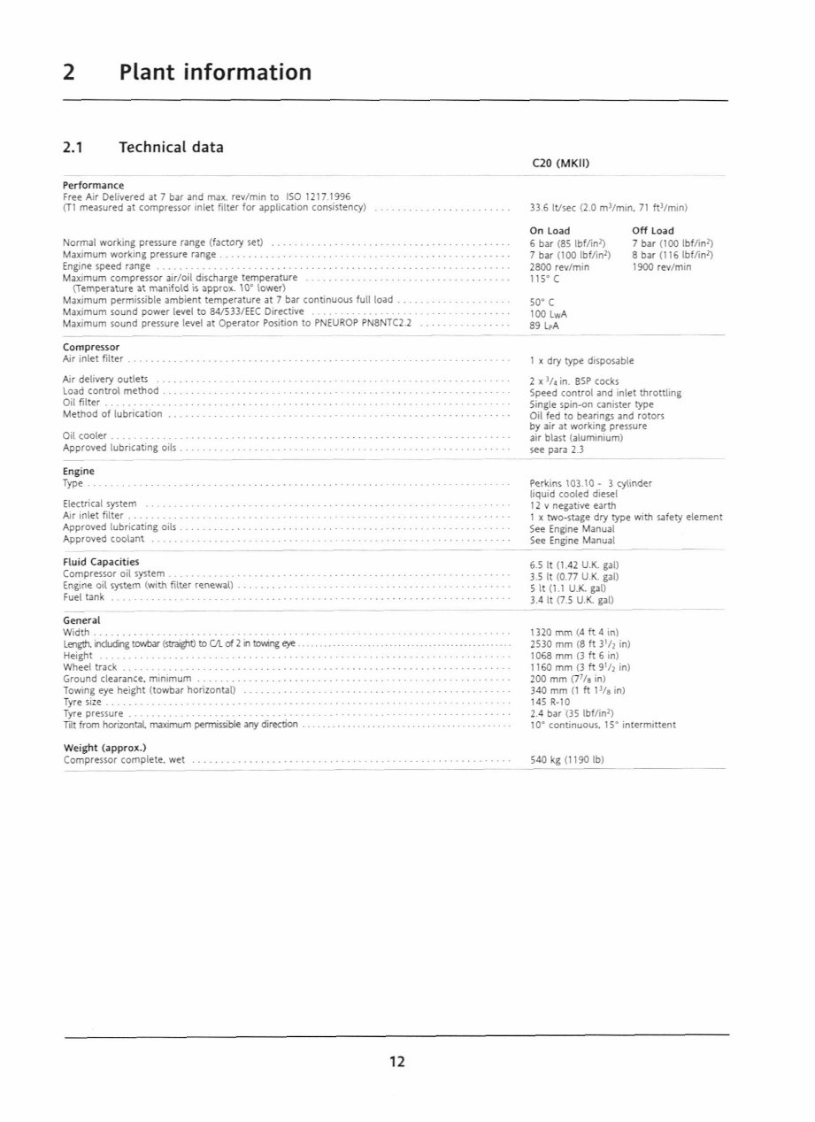 Compair C20 Operation and Service Manual preview img 10