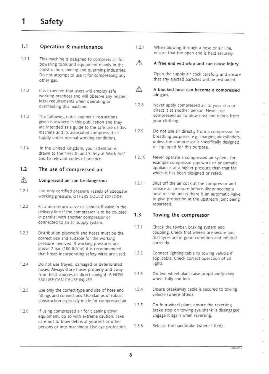 Compair C20 Operation and Service Manual preview img 6