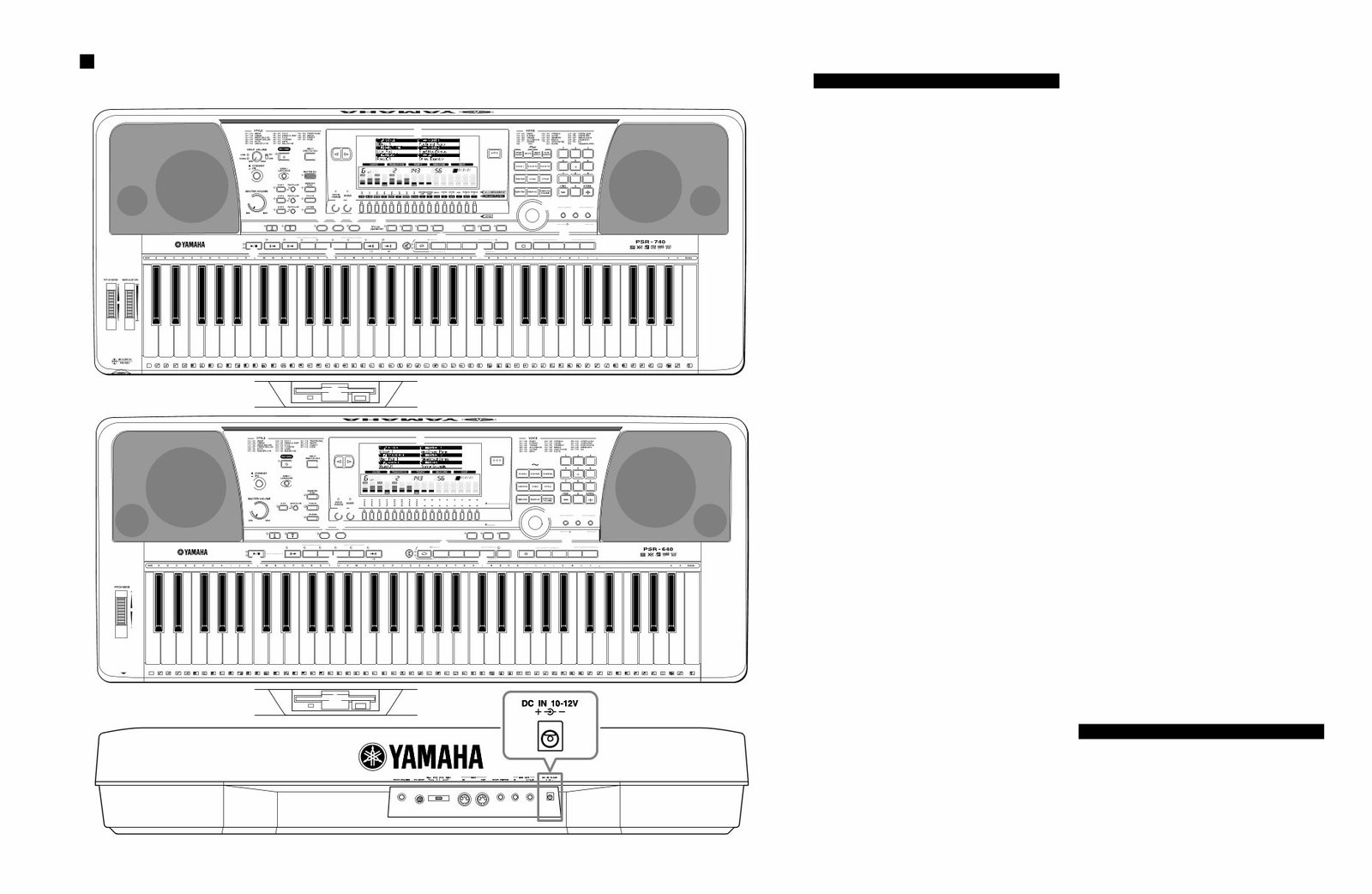 Yamaha Portatone PSR-640 + 740 Service Manual & Repair Guide preview img 5