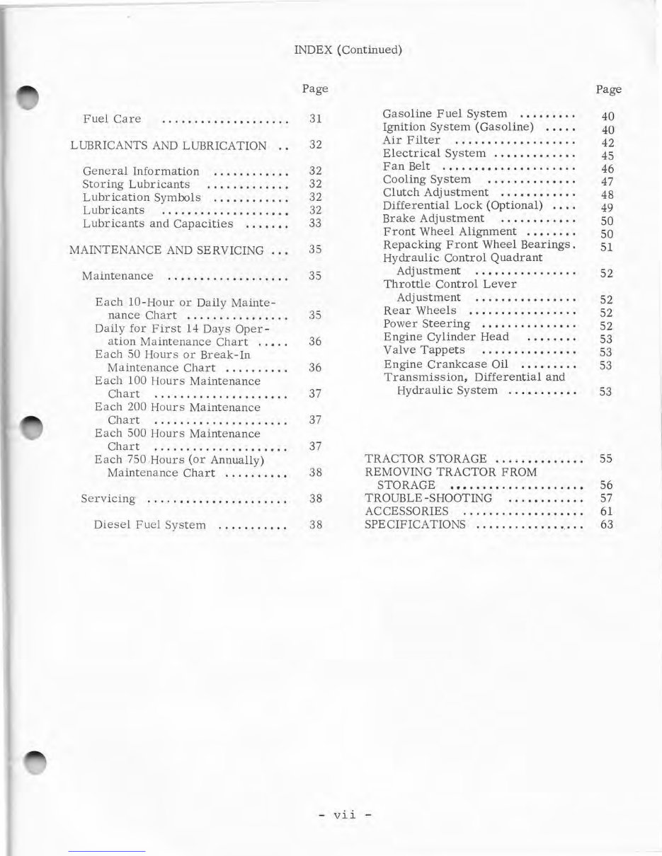 Massey Ferguson MF135 Tractor Operator's Manual preview img 9