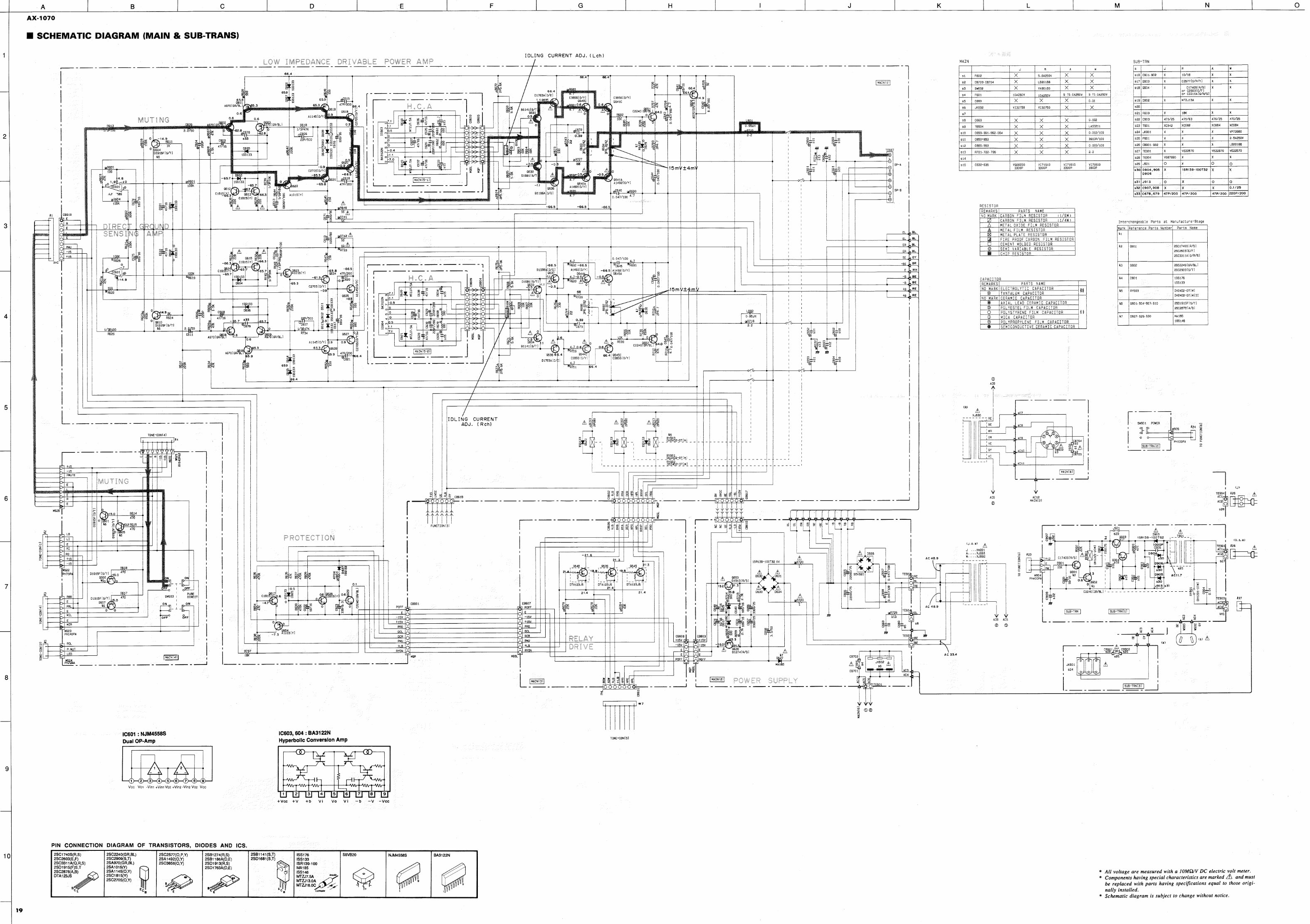 YAMAHA AX-1070 Service Manual preview img 9