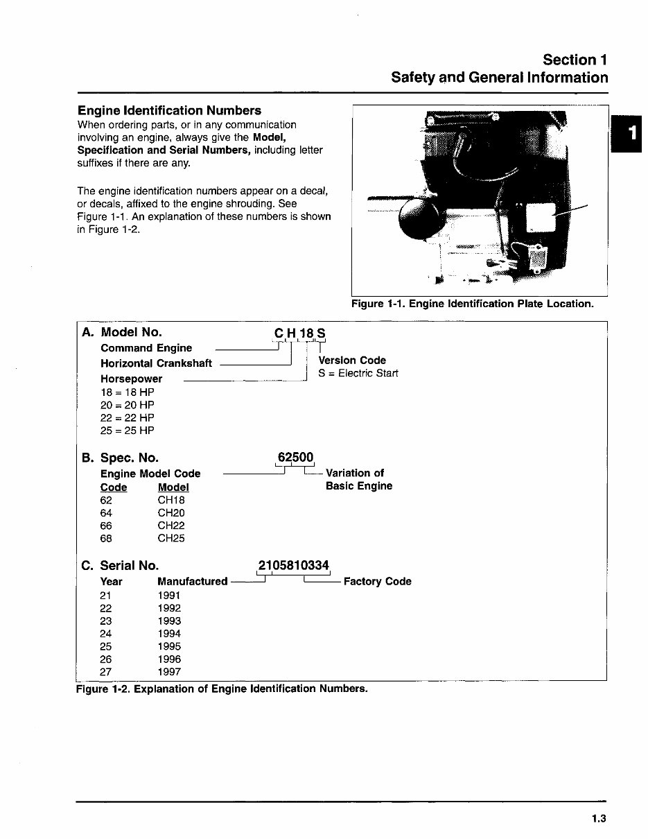 1991-1997 Kohler CH18/CH20/CH22/CH25 Horizontal Crankshaft Engines OEM Service & Repair Manual preview img 5