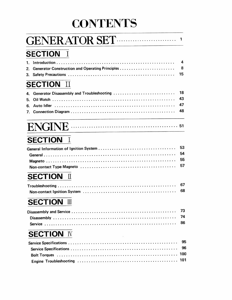 Onan K-Series Generators OEM Service & Repair Manual preview img 2
