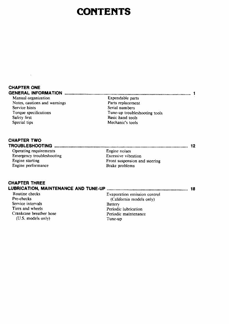 1985-1987 Honda Rebel 250 Service & Repair Manual preview img 2
