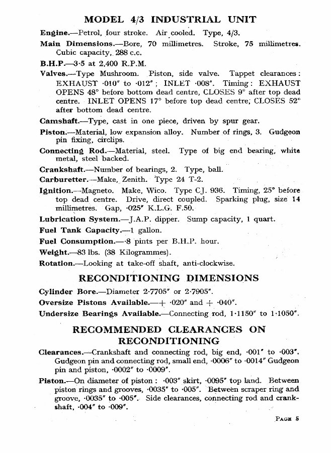 Jap 4-2 4-3 5 and 6 Operators and Parts manual preview img 6