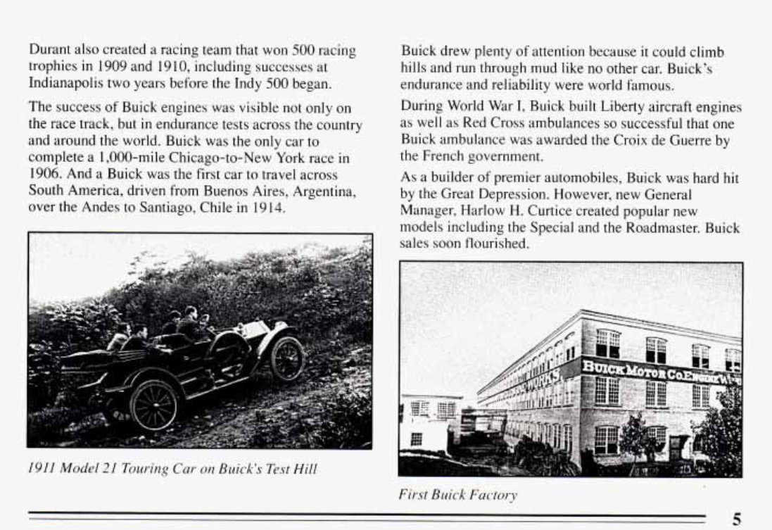 1994 BUICK Park Avenue Owners Manual preview img 7