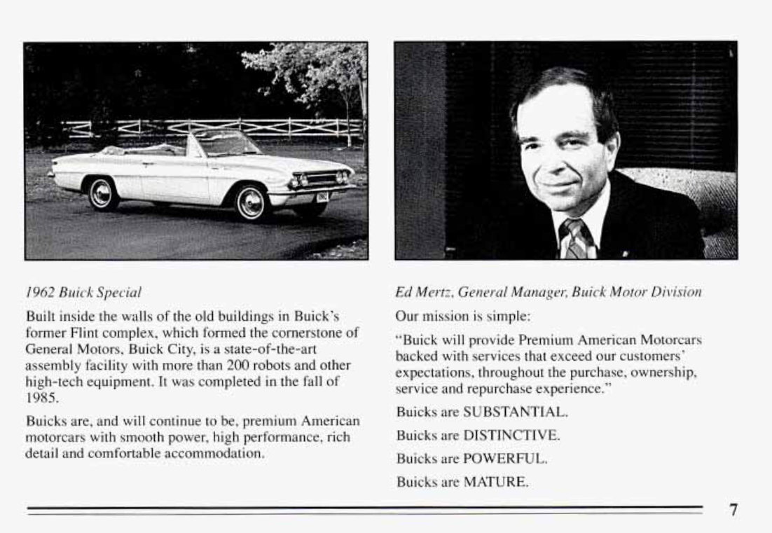 1994 BUICK Park Avenue Owners Manual preview img 9