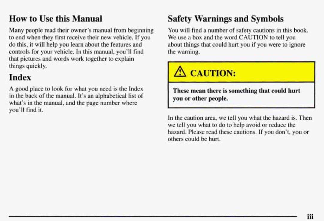 1997 GMC Sierra Owners Manual preview img 5
