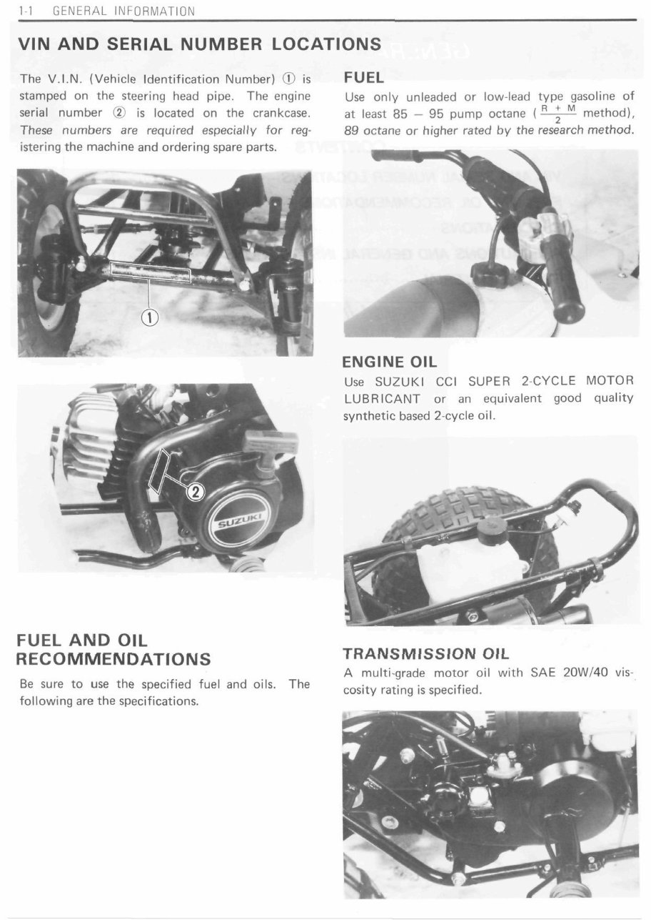 SUZUKI ATV 1984 - 1990 LT 50 Service Repair Manual + Parts [IMPROVED] preview img 4