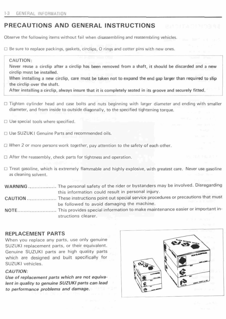 SUZUKI ATV 1984 - 1990 LT 50 Service Repair Manual + Parts [IMPROVED] preview img 6