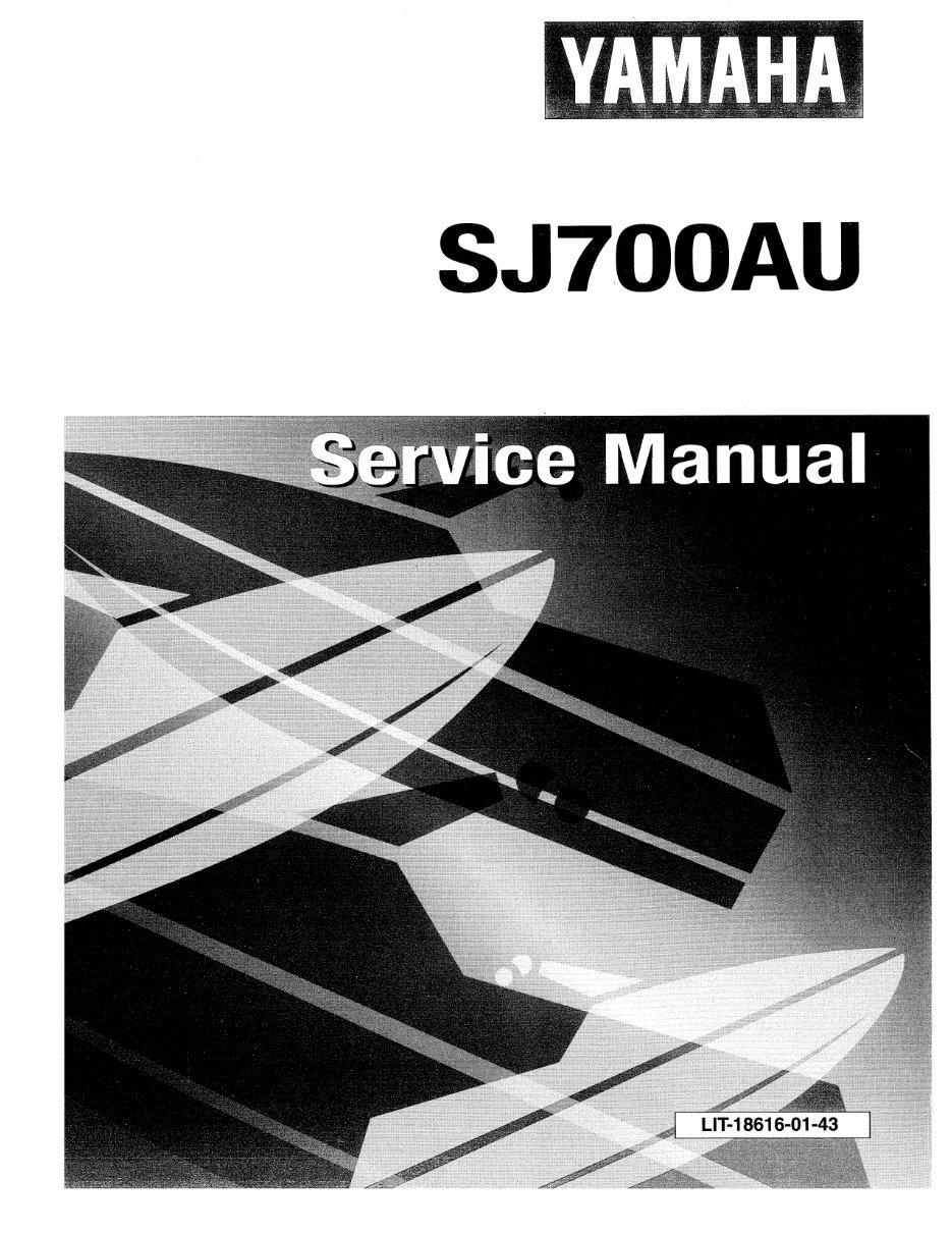 1997-2010 Yamaha SJ700B Superjet Personal Watercraft Service Repair Factory Manual INSTANT (1997 1998 1999 2000 2001 20 preview img 1
