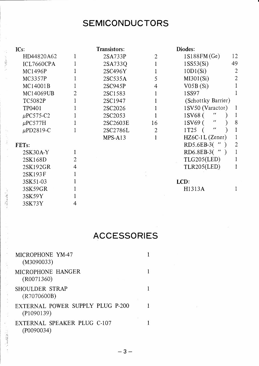 YAESU FT290R Transceivers Repair Manual preview img 5