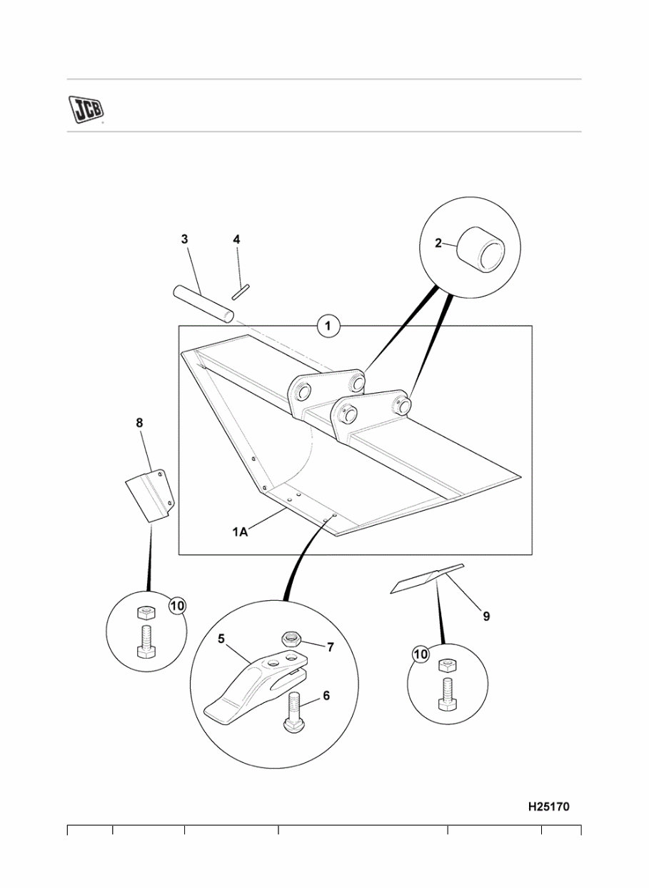 JCB 8052 MINI Crawler Excavator Parts Catalogue Manual (SN: 00802000-00803370) preview img 7