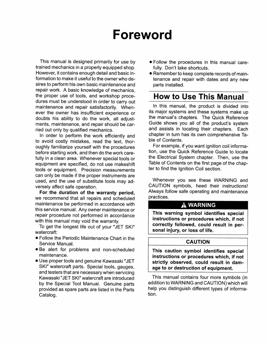 2007 Kawasaki 800 SX-R Factory Service & Work Shop Manual preview img 7