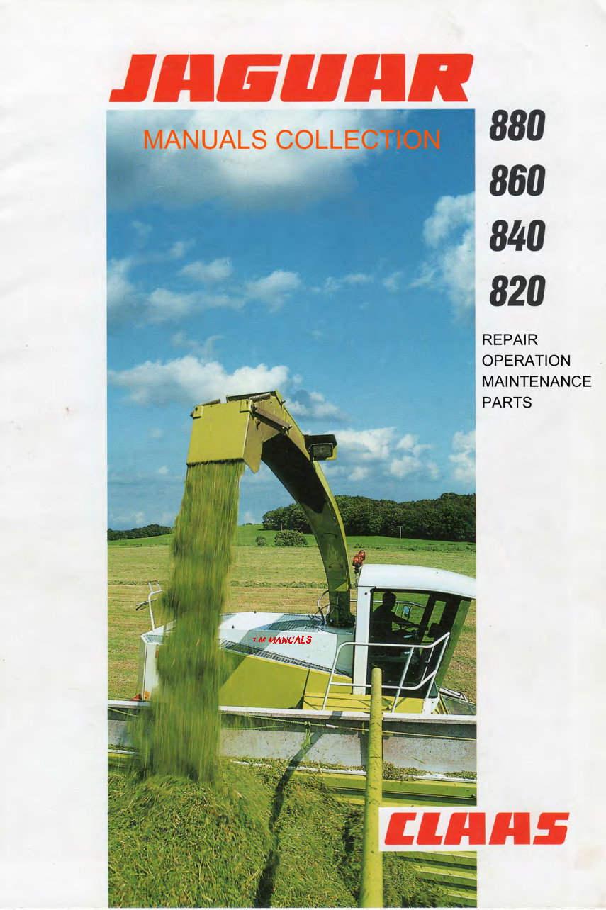 Claas Jaguar 880 860 840 820 Complete Workshop Service Repair Manual preview img 1