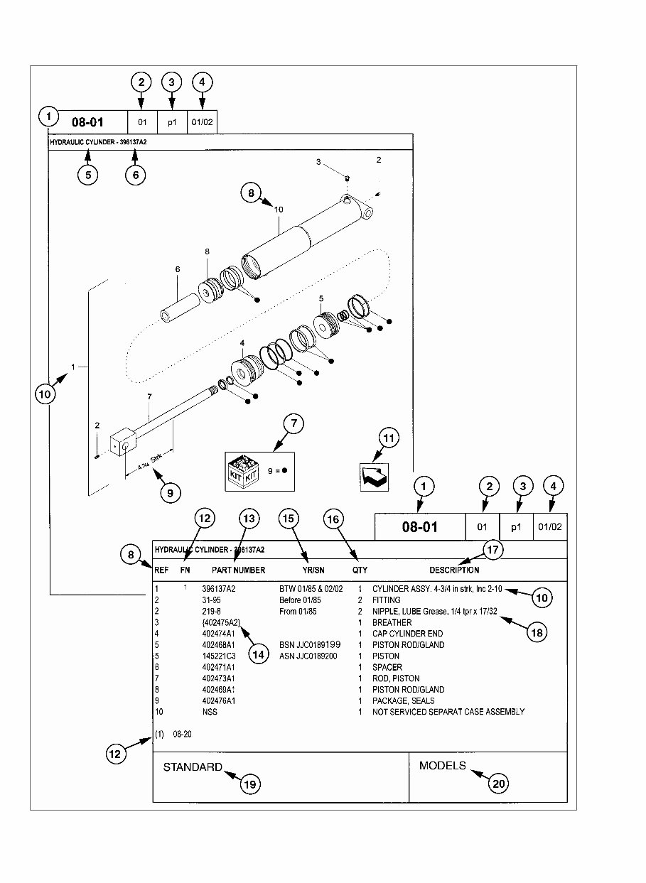 New Holland L140 L150 Skid Steer Loader Service Parts Catalogue Manual preview img 7