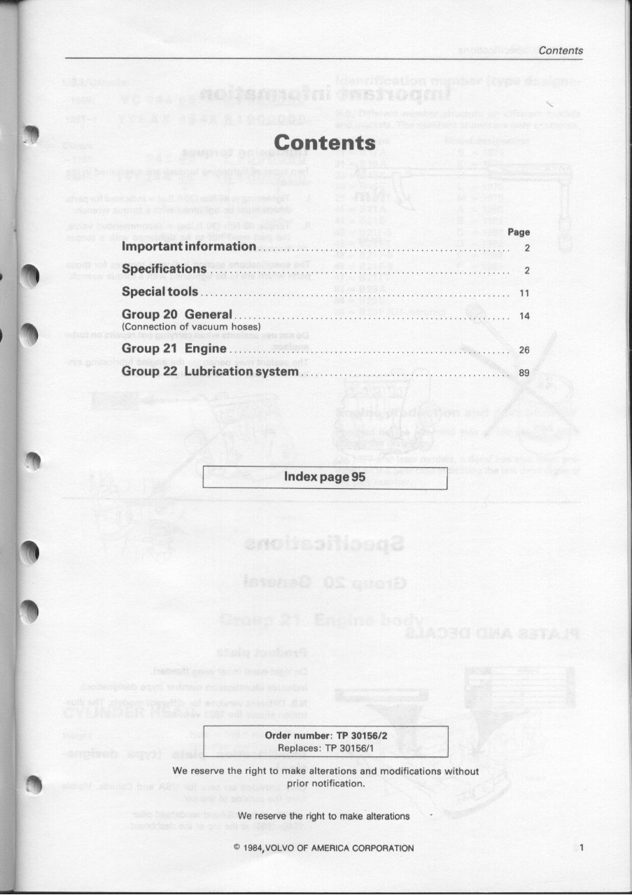 Volvo Engine B23 Repair Service Manual preview img 3