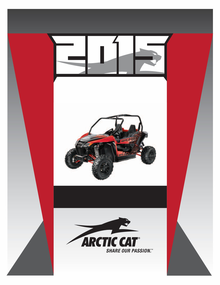 2015 Arctic Cat Wildcat Sport Service & Repair Manual preview img 1