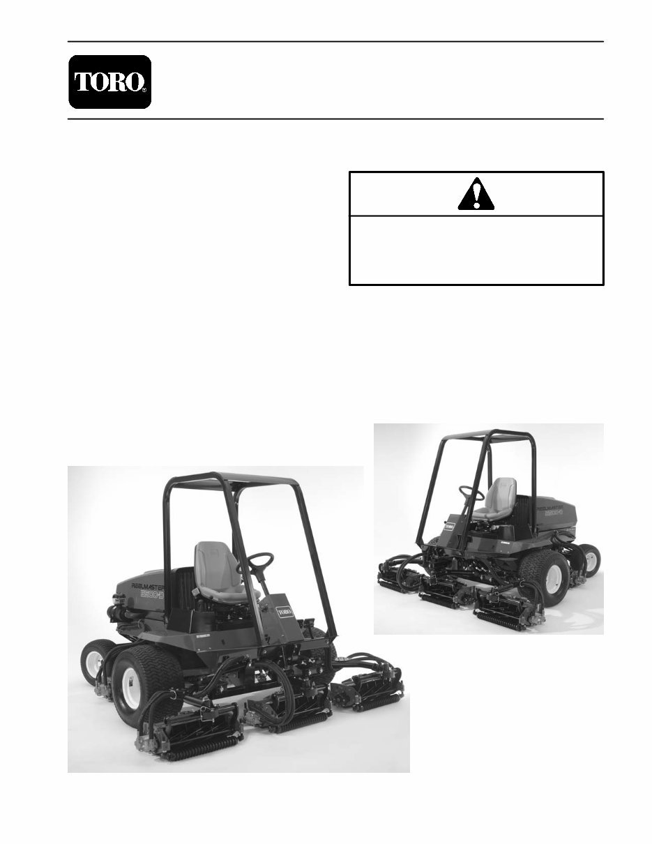 Toro Multi-Pro 5500 Sprayer Service Repair Workshop Manual preview img 1