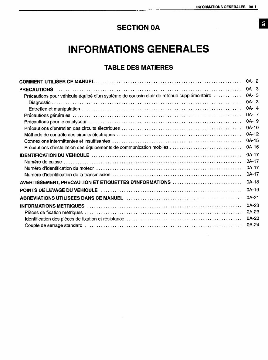 1998-2005 Suzuki Vitara OEM Service & Repair Manual preview img 5