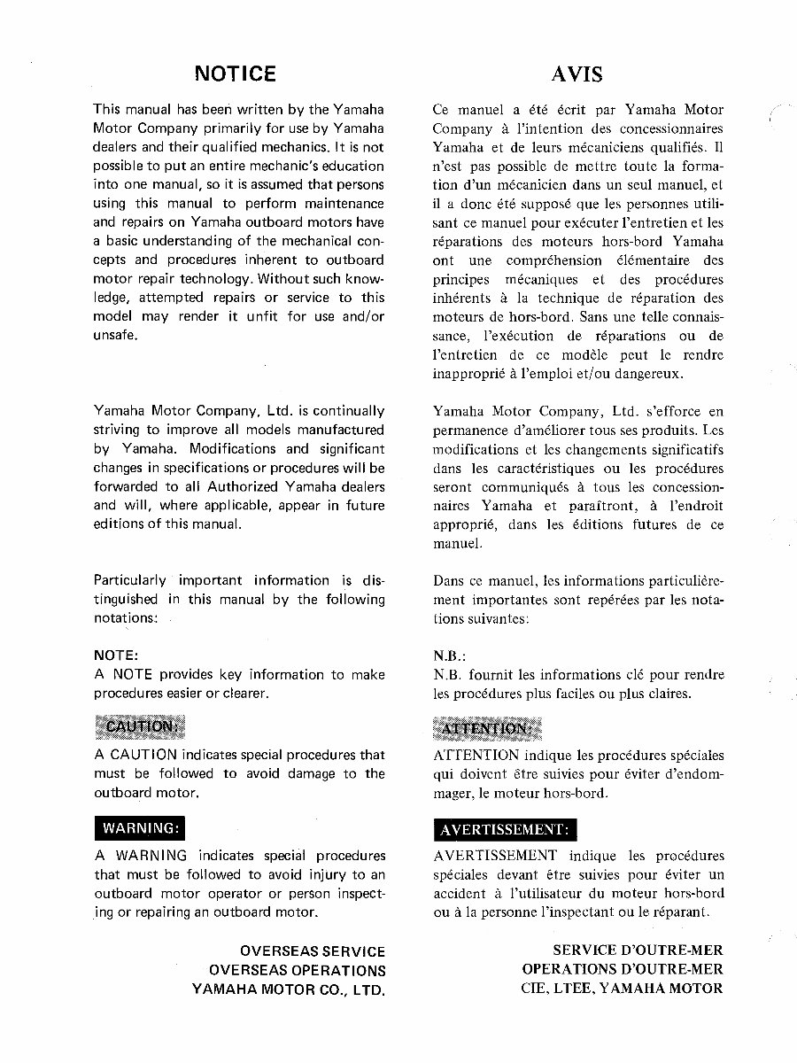 1983-2006 Yamaha 25hp 30hp 2-Stroke Outboard Motor Service & Repair Manual preview img 3