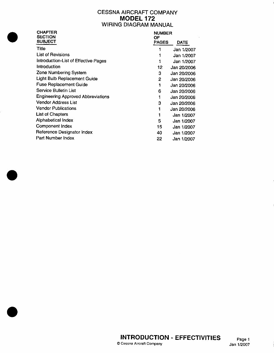 Cessna 172RWD Wiring Diagram Manual Model 172R 172S preview img 3