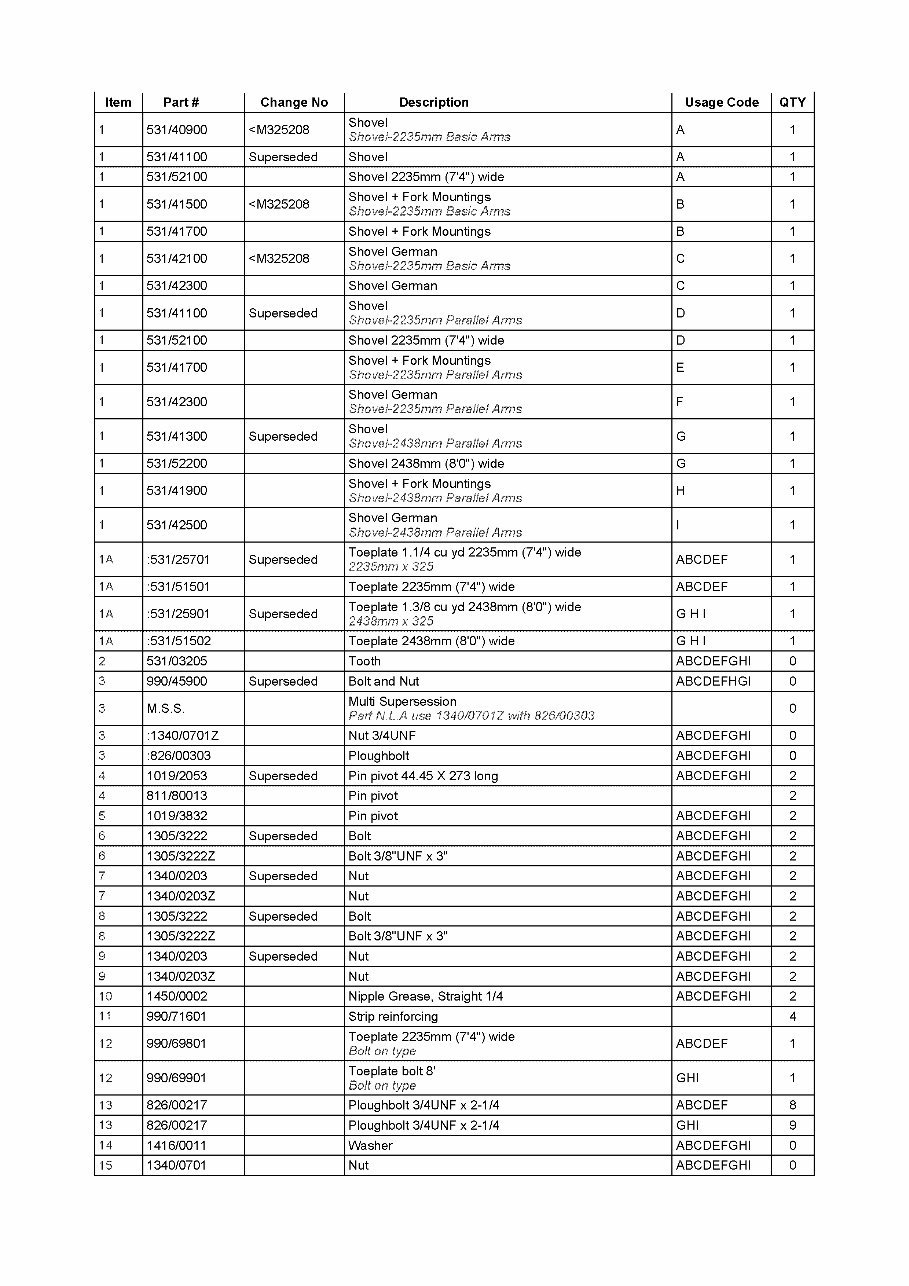 JCB 3CX-4 Backhoe Loader (SN 00306001-00336999) Parts Catalog preview img 5