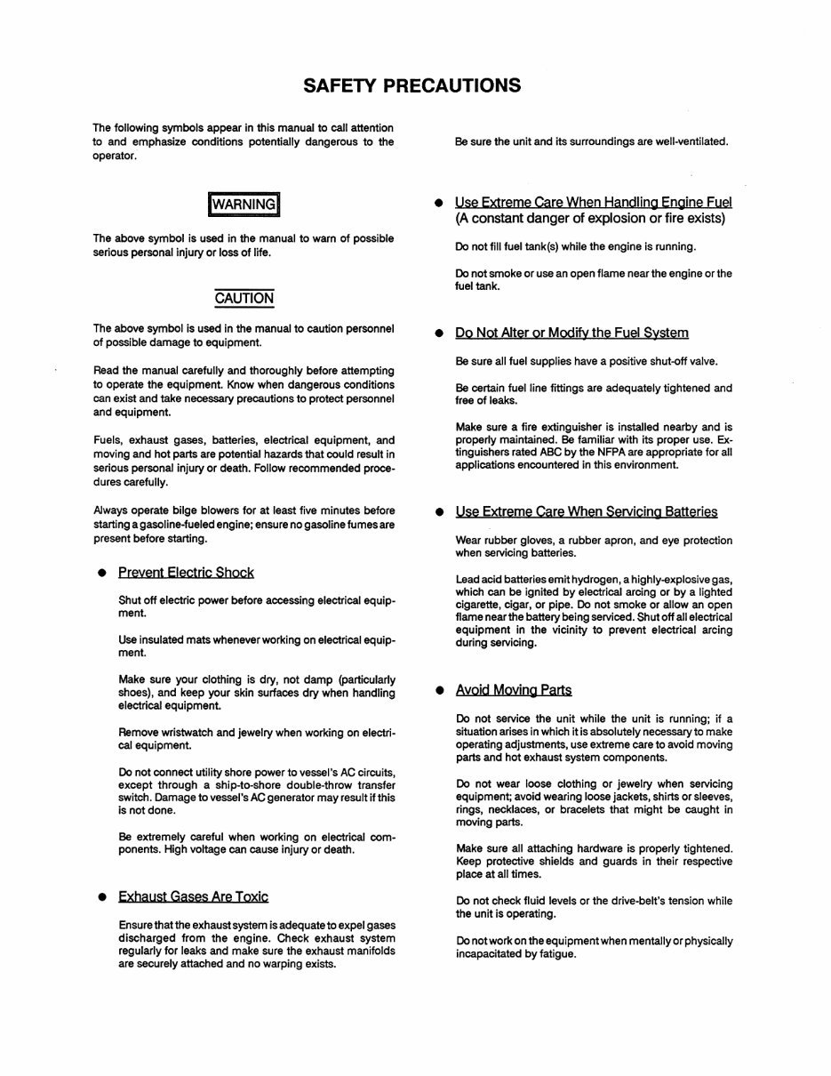 Westerbeke Carbureted Gasoline Generators 3.5 KW BCG-50 Hz Marine Gasoline*Factory Service / Repair/ Workshop Manual Instant Dow preview img 3