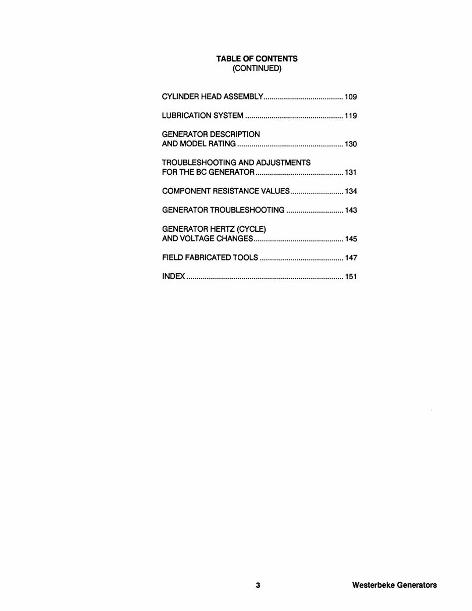 Westerbeke Carbureted Gasoline Generators 3.5 KW BCG-50 Hz Marine Gasoline*Factory Service / Repair/ Workshop Manual Instant Dow preview img 7