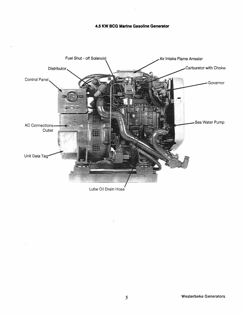Westerbeke Carbureted Gasoline Generators 3.5 KW BCG-50 Hz Marine Gasoline*Factory Service / Repair/ Workshop Manual Instant Dow preview img 9