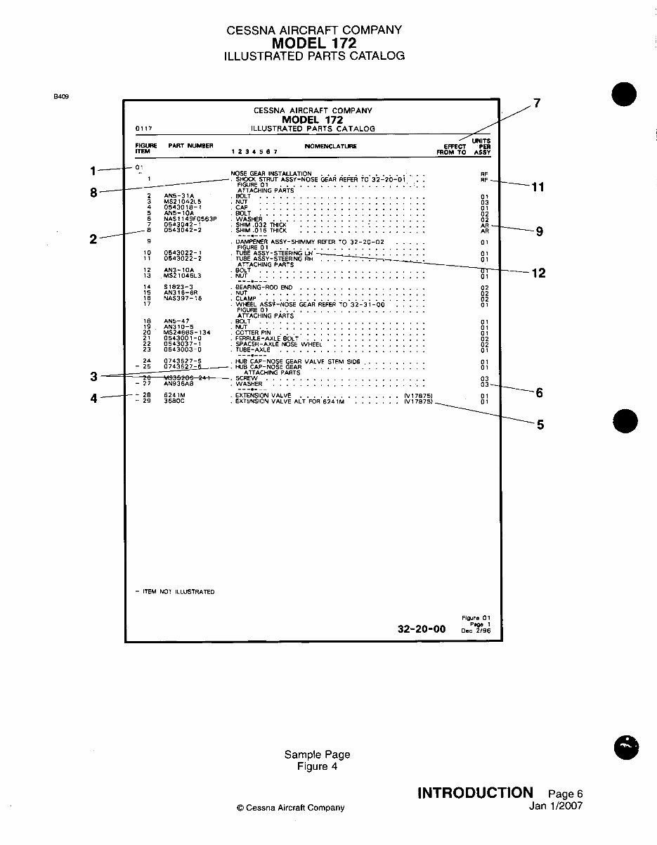 1963-1974 Cessna 172 Illustrated Parts Catalog preview img 10