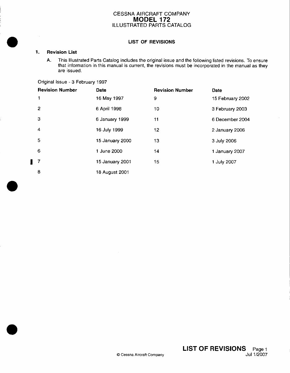 1963-1974 Cessna 172 Illustrated Parts Catalog preview img 3
