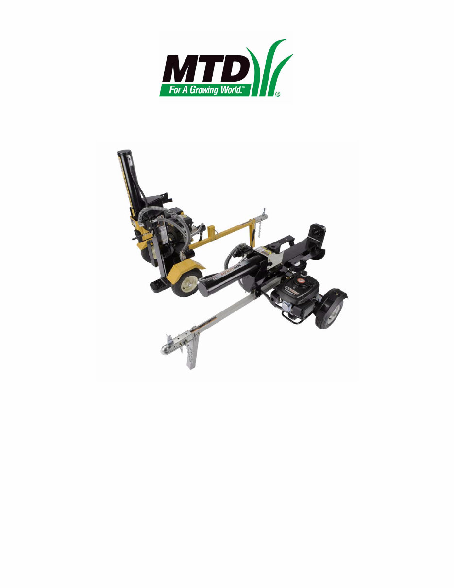 MTD Newer Log Splitter 2010 Repair Service Manual preview img 1