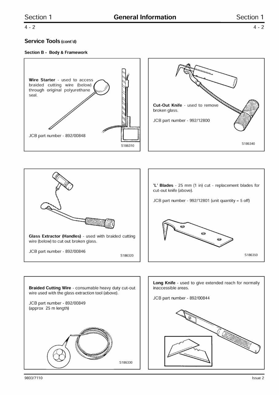 JCB 2CX/2DX/210/212 Backhoe Loader OEM Service & Repair Manual preview img 10